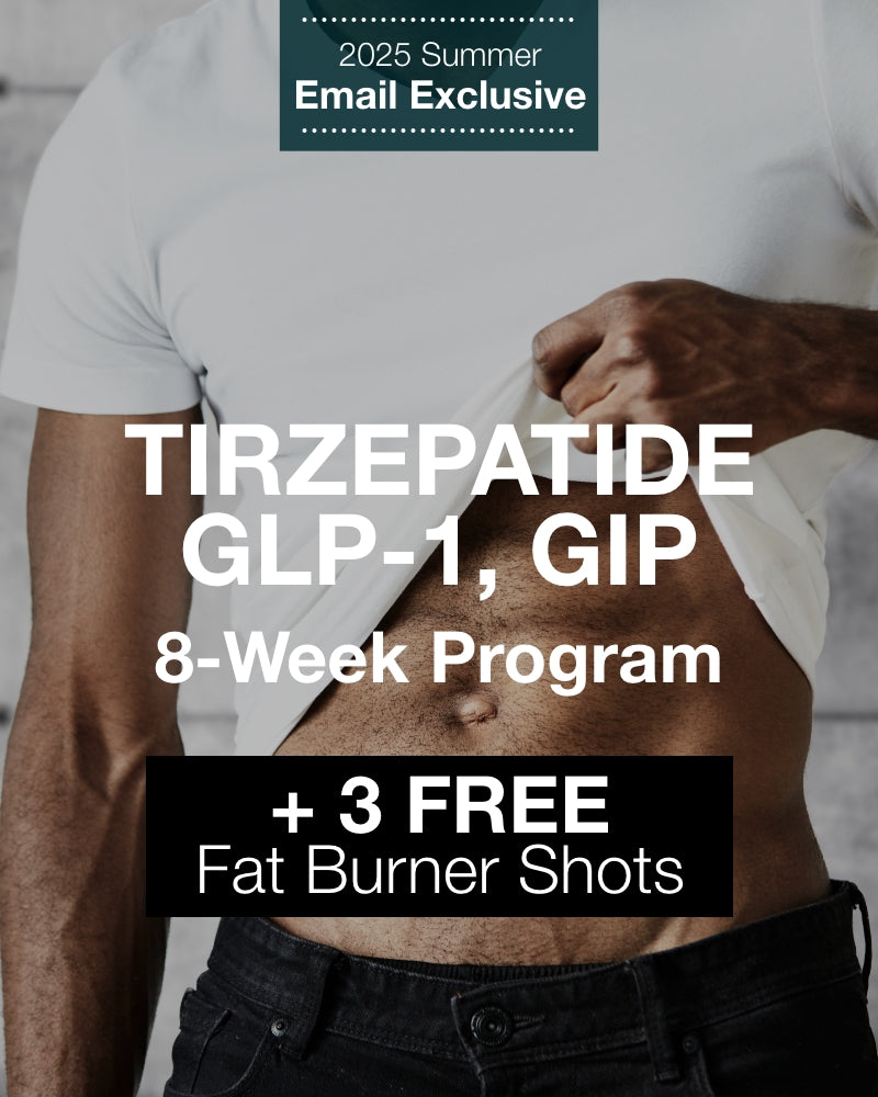 Service Voucher - Tirzepatide GLP-1, GIP 8 Weeks Program + Three (3) FREE Fat Burner Shots