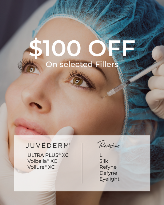 Service Voucher – $100 OFF on Your Choice of Selected Fillers