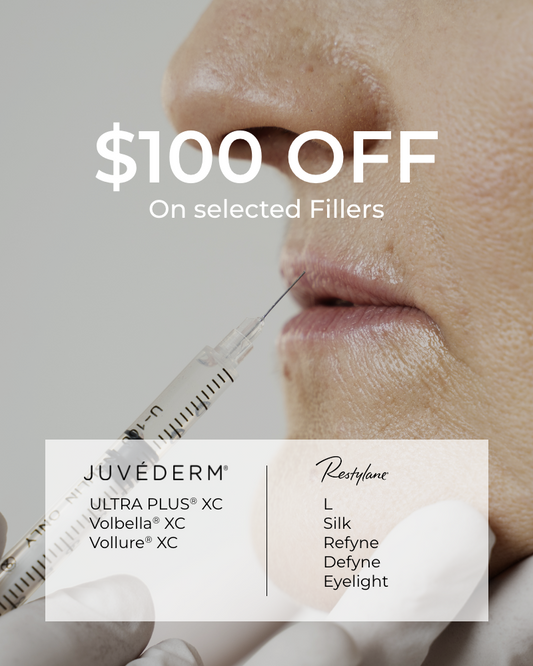 Service Voucher – $100 OFF on Your Choice of Selected Fillers
