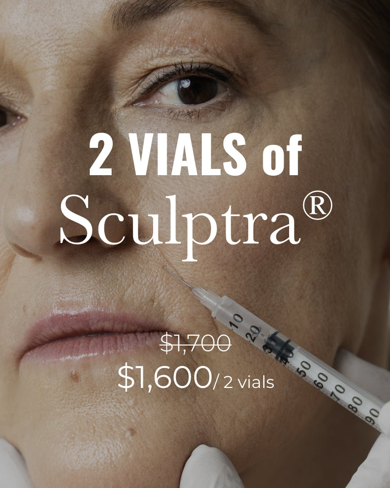 Service Voucher - 2 Vials of Sculptra (Save $100)
