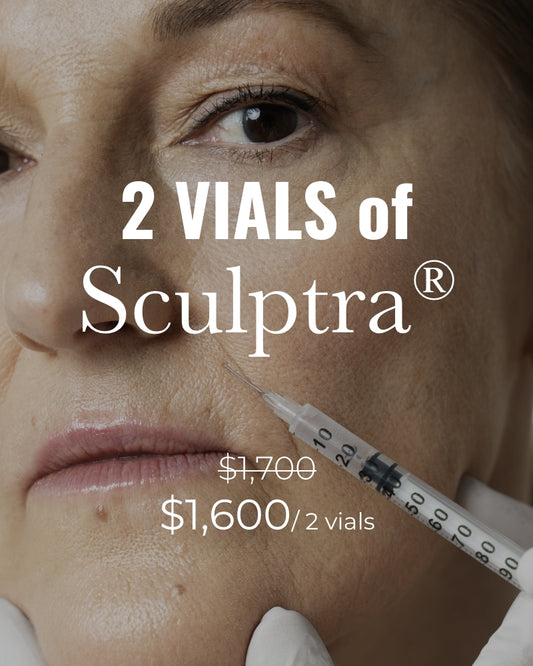 Service Voucher - 2 Vials of Sculptra (Save $100)