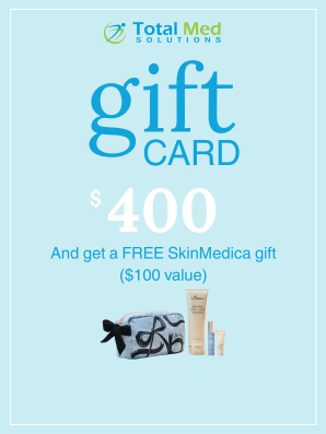 $400 gift card with FREE SkinMedica dewy Gift Set