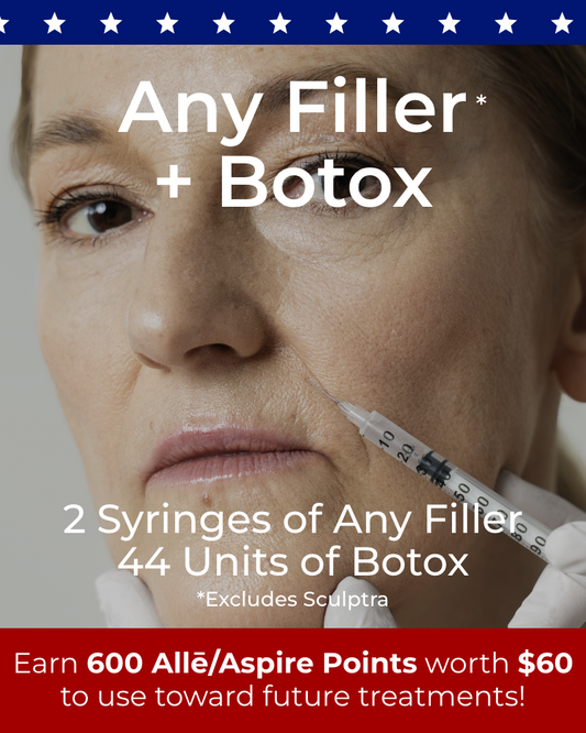 Service Voucher – Any 2 Syringes of Filler of Your Choice + 44 Units of Botox