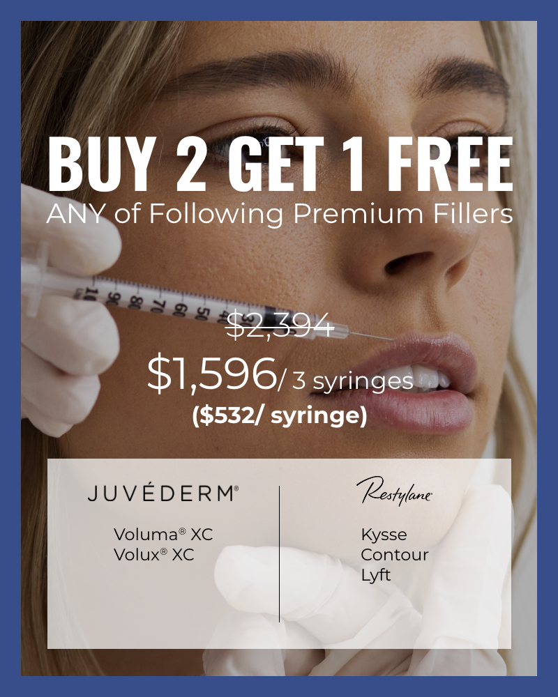 Service Voucher – Buy 2 Fillers & Get 1 FREE of Your Choice from Selected Premium Fillers
