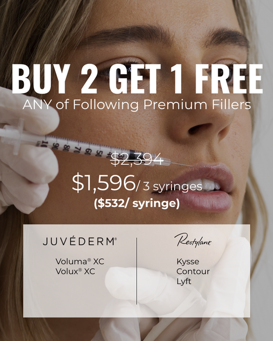 Service Voucher – Buy 2 Fillers & Get 1 FREE of Your Choice from Selected Premium Fillers