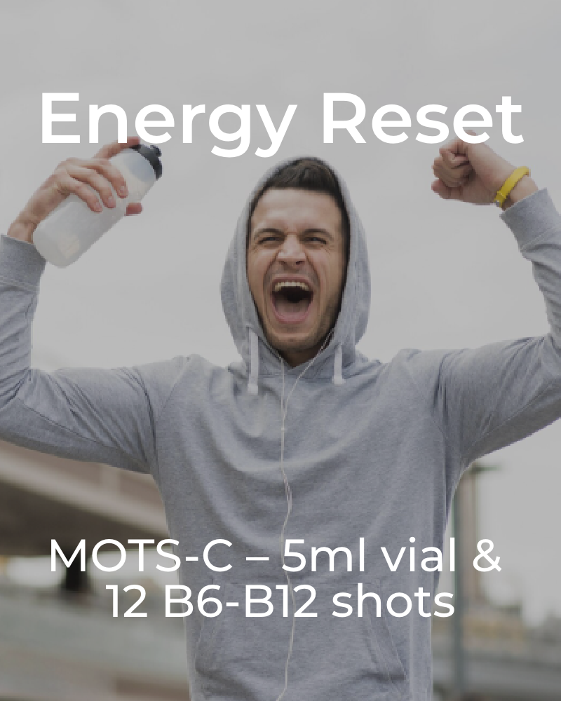 Energy Reset (MOTS-C – 5ML vial & 12 B6/B12 shots)