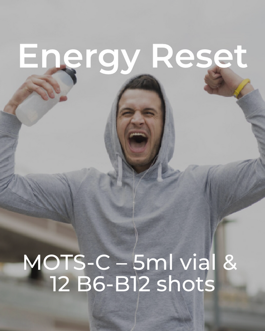 Energy Reset (MOTS-C – 5ML vial & 12 B6/B12 shots)