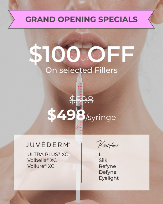 Service Voucher – $100 OFF on Your Choice of Selected Fillers