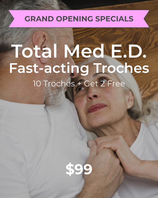 Service Voucher - Ten (10) + Get 2 FREE Total Med E.D. Fast-acting Troches