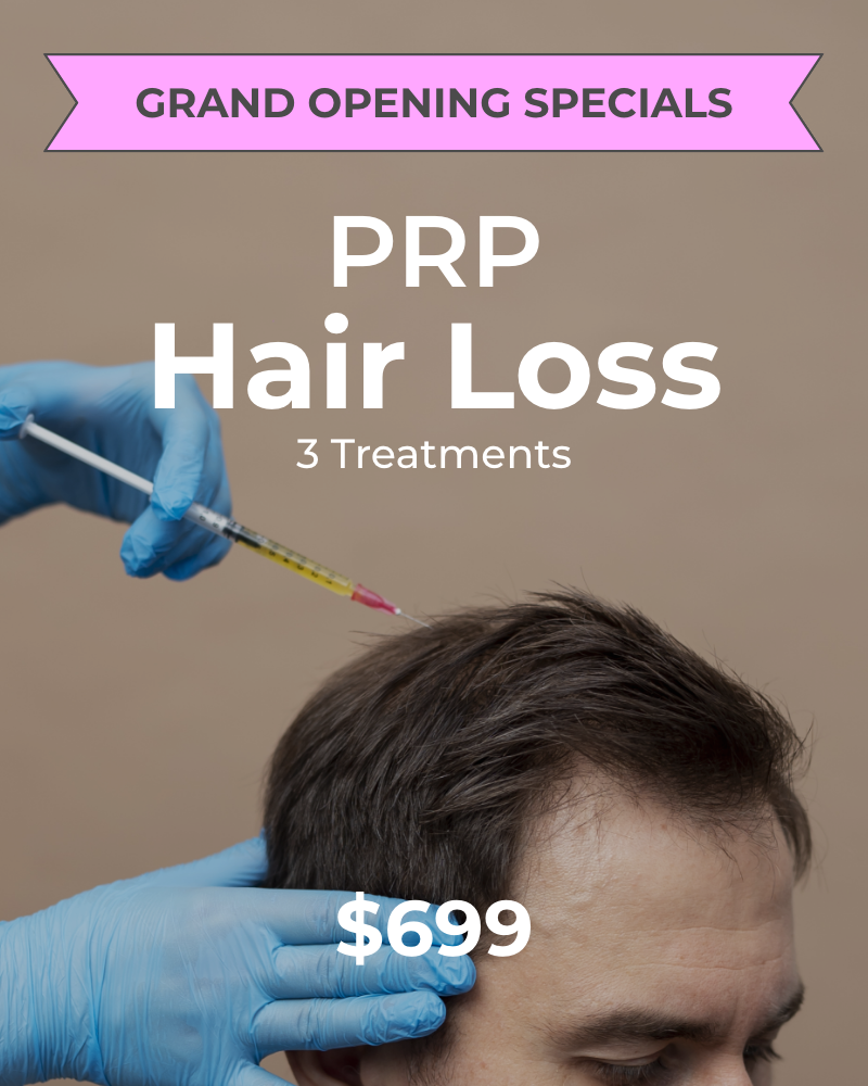 Service Voucher - Three (3) PRP Hair Restoration Treatments