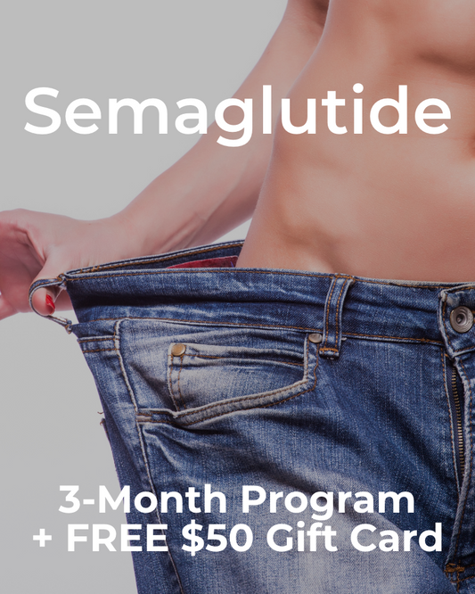 Service Voucher - Semaglutide/GLP-1, 3-month Weight Loss Program + FREE $50 Total Med Gift Card