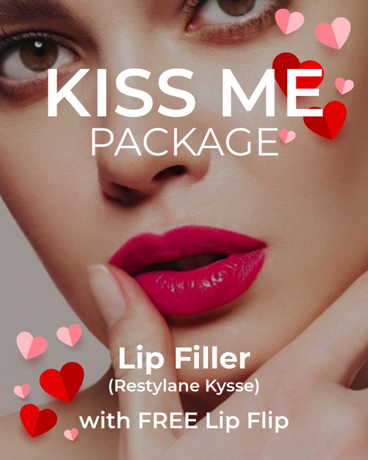 Service Voucher - Kiss Me Package: Lip Filler (Restylane Kysse) with FREE Lip Flip