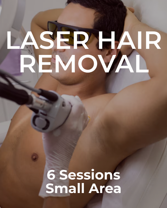 Six (6) Laser Hair Removal Treatments for Small Area