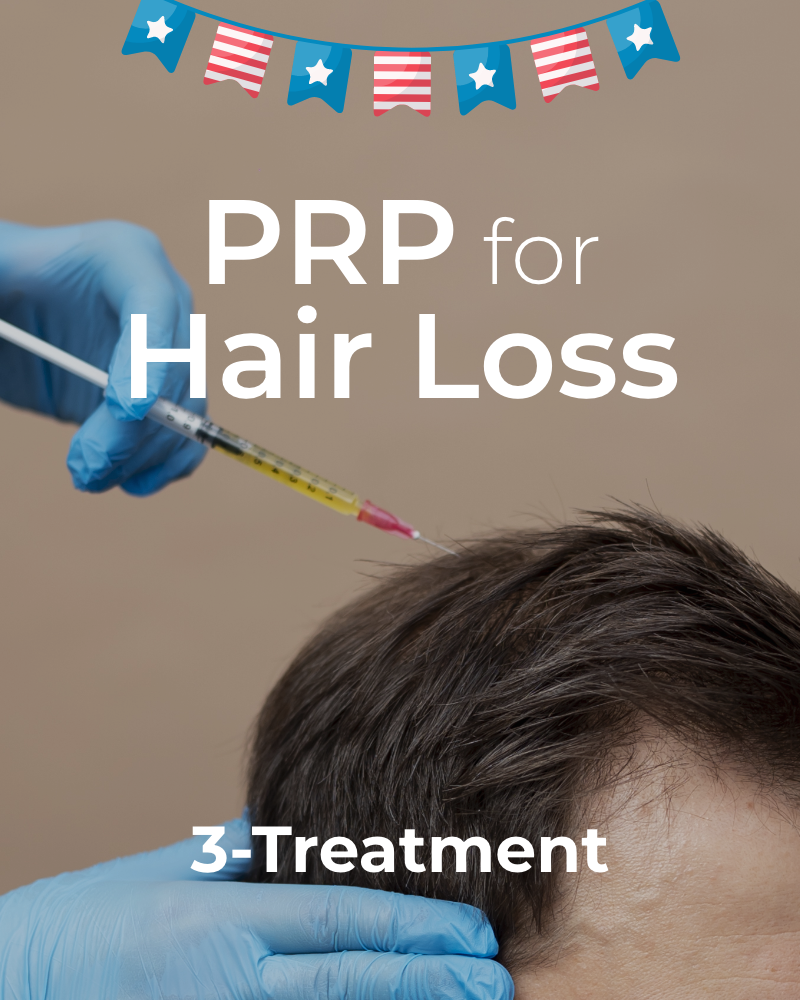 Service Voucher - Three (3) PRP Hair Restoration Treatments