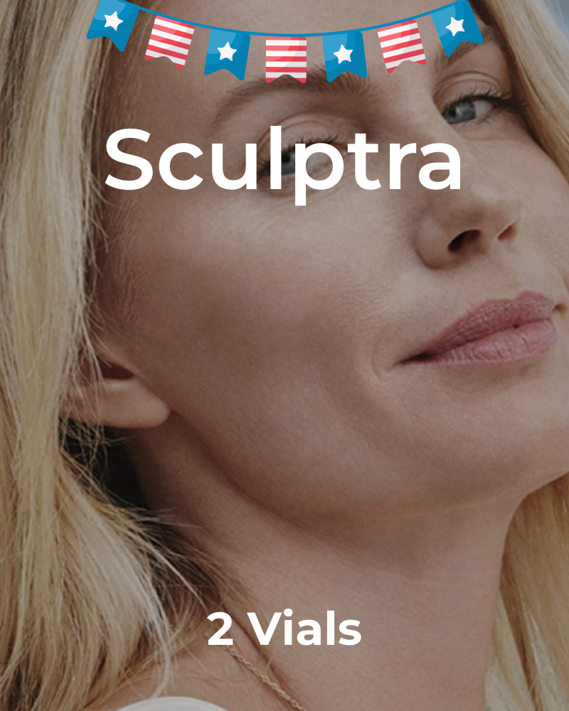Service Voucher - 2 Vials of Sculptra + One (1) Free Full Face HydraFacial Treatment