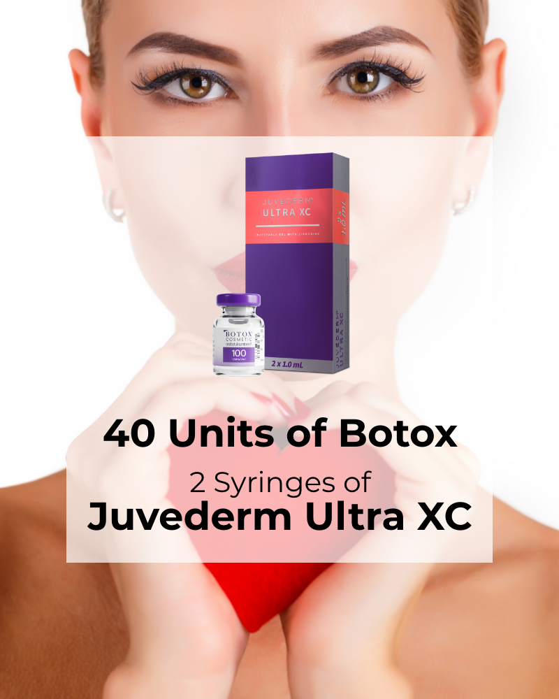 Service Voucher - Self-Love Package: 40 Units of Botox & 2 Syringes of Juvederm Ultra XC
