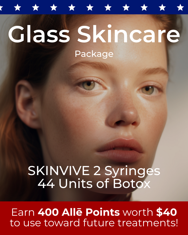Service Voucher - Glass Skin Package: 2 Syringes of SKINVIVE & 44 Units of Botox