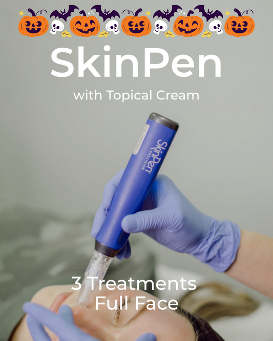 Three (3) Treatments SkinPen with Topical Cream – Full Face