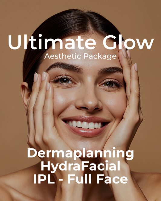 Ultimate Glow Aesthetics Package - One (1) Dermaplanning, HydraFacial & IPL